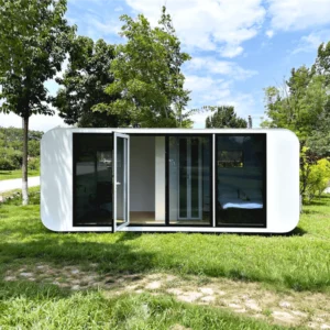 Hot Sale Factory Direct Price Prefab Modern Steel Sandwich Panel Apple Cabin Container Space Capsule House Outdoor Office Pod