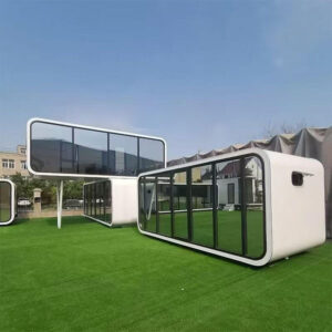 2025 New House Apple Cabin 20ft Luxury Villa Steel Sandwich Panel