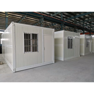 20ft Foldable 3-Room Prefab Folding Container House for Office Use Modern Design Breathable China