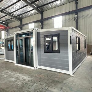 20ft Modern Modular Home Container House Easy Assembly Design Folding Expandable Office Apartment Shop Toilet Use 1-Year