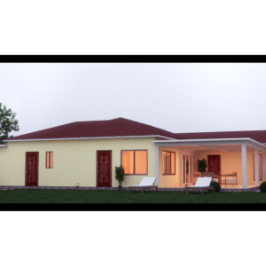 Cheap Modern Luxury Prefab Hotel Use 3 Bedroom Prefabricated House 100m2 Easy Assembly Steel Structure 50-70 Year Lifespan