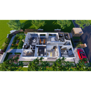 Hot Sell Customized Luxury Prefab Houses Prefabricated Office