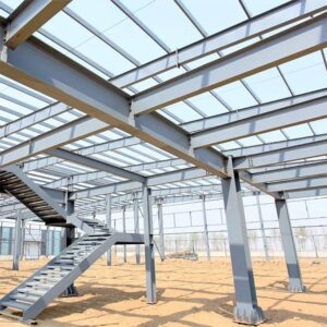 Light Weight Prefabricated Steel Structure Multi-story Warehouse Workshop Building Pre-Engineered Building Warehouse Metal Hall