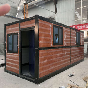 Low Price 20ft Modular Mobile Tiny Home Portable Fold Folding Foldable Prefab Container House with Toilet