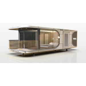 Resort Prefabricated Mobile Hotel Capsule Pod House with Breathable Steel Construction Modern Design 1 Year Warranty for Camping
